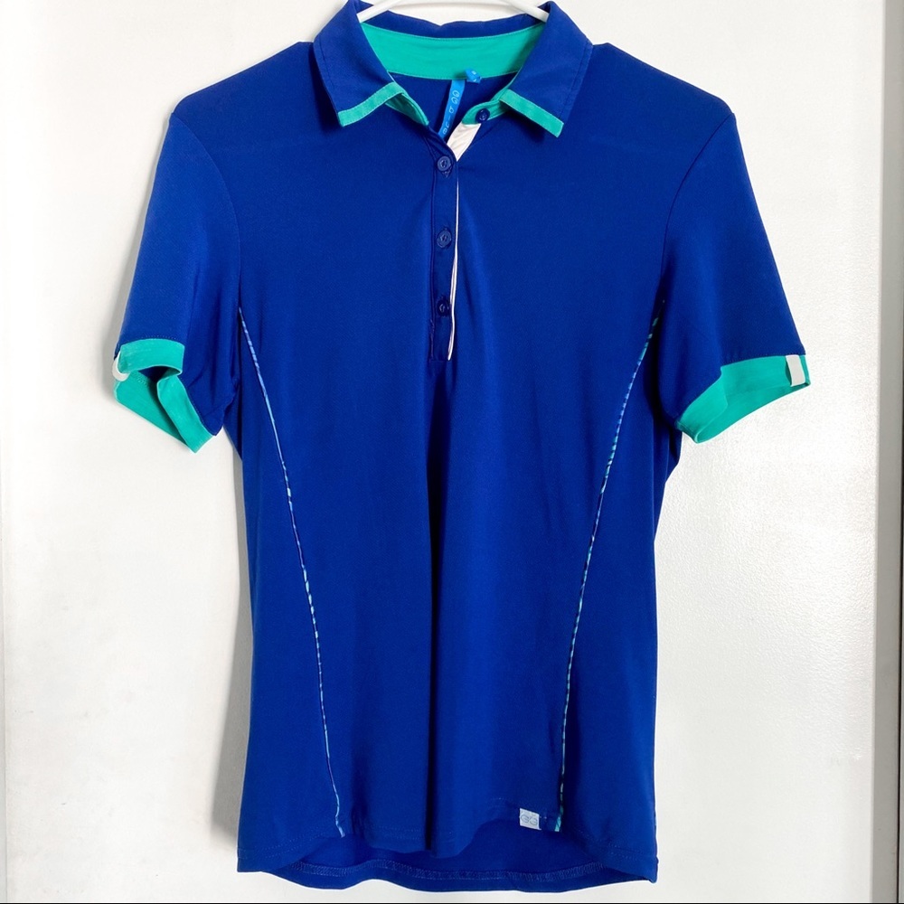 GG Blue Golf Polo S Small